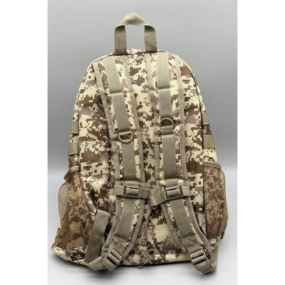 East West USA Tactical Backpack Desert Camo MOLLE Military Bag NWT RTC509